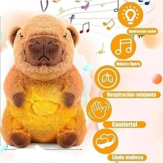 PELUCHE CAPIBARA QUE RESPIRA